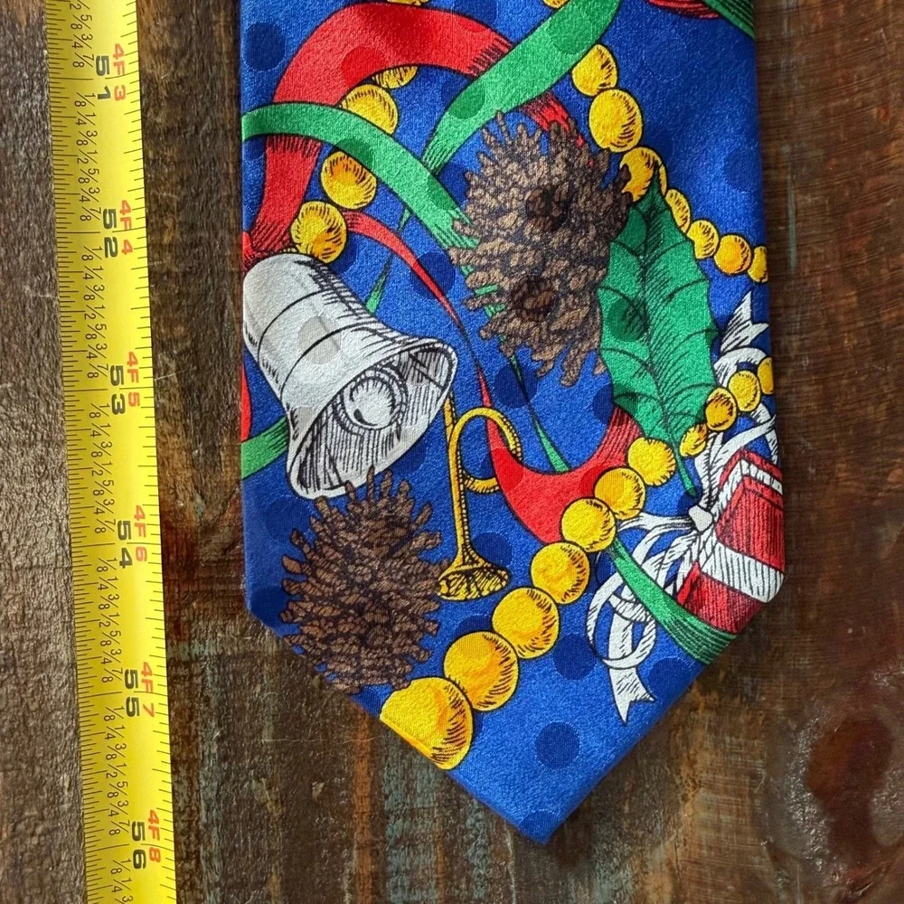 Keith‎ Daniels Ties In Disguise Men's Christmas Novelty Tie 100% Silk 57
